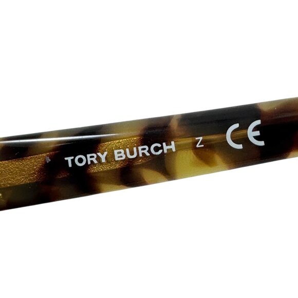 Tory Burch Sunglasses & Case Square Spotty Brown Tortoise Shell Frames TY7044 - Picture 7 of 9